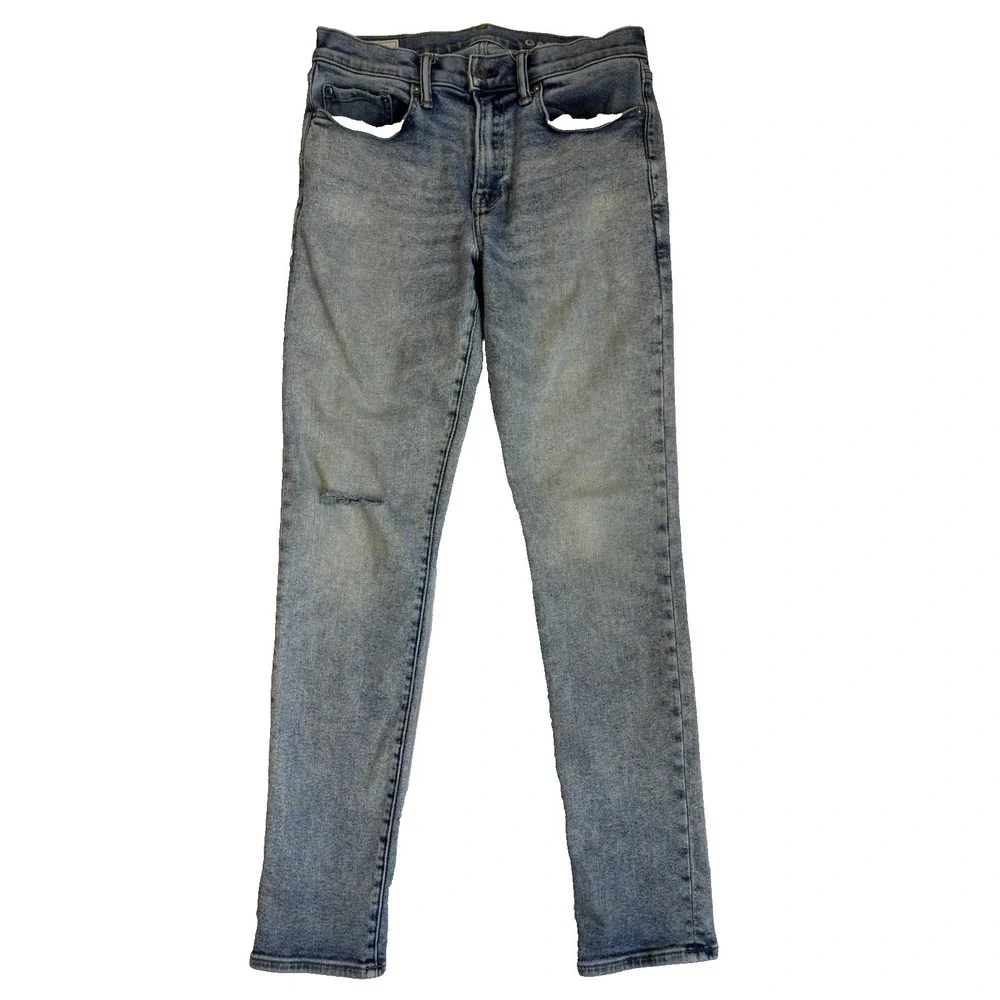 Gap‎ Men's 31X34 Gapflex Max Skinny Ripped Distressed Jeans Urban Streetwear
